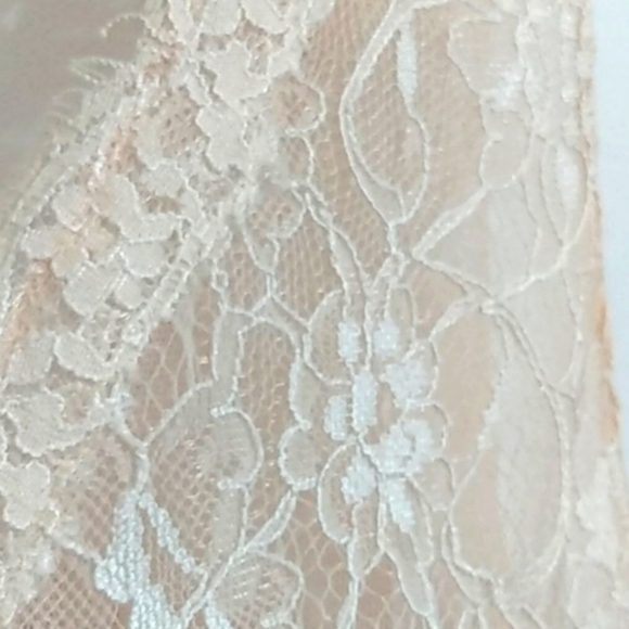 AZAZIE NWT SATIN & LACE DRESS SIZE 8 - Picture 5 of 11